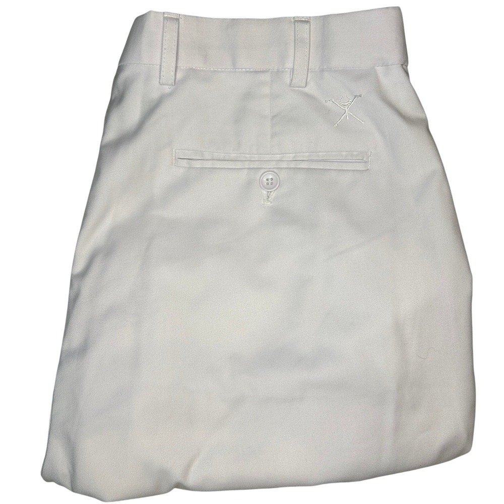 Bocaccio Golf Shorts 36 Mens White Performance Stretch Flat Front Casual Classic